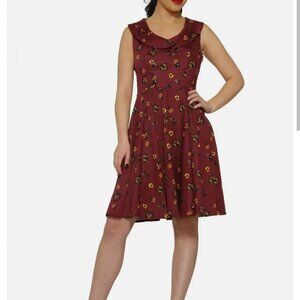 Hearts and Roses retro dress